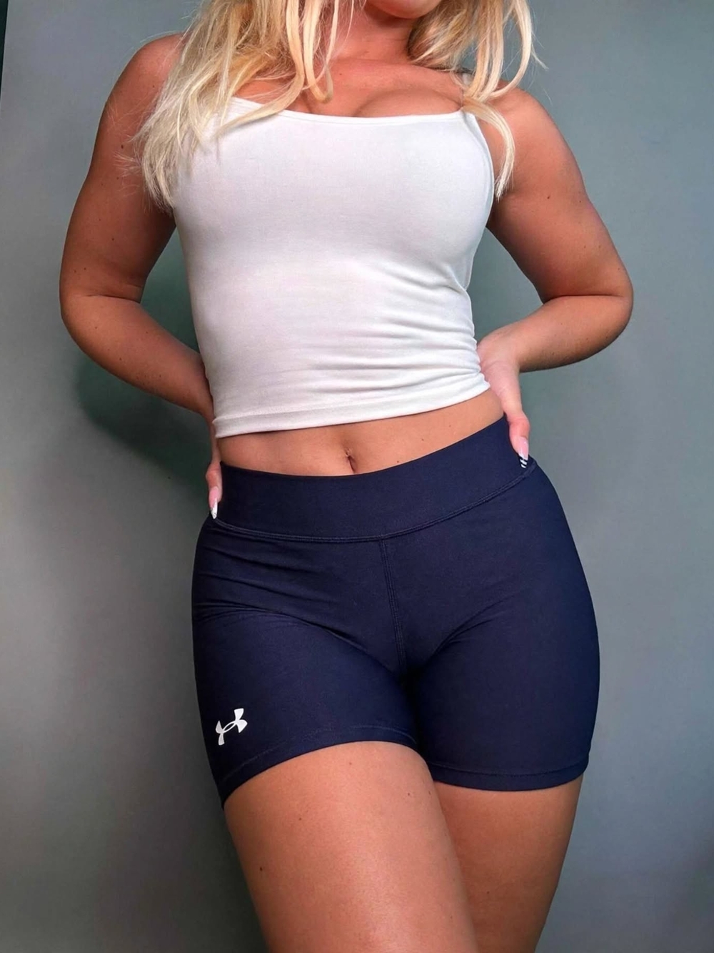 Under Armour Women's Navy Performance Shorts